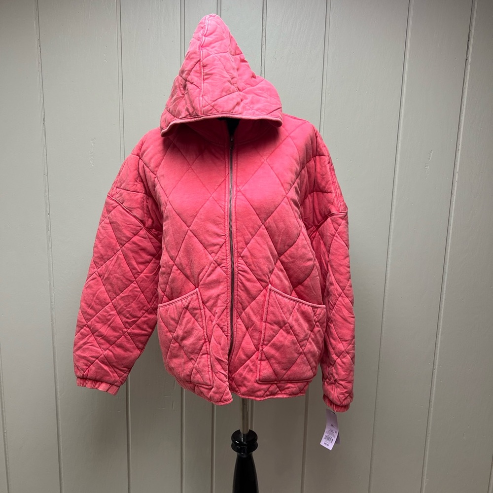 New with tags, orange apricot, wild fable, bomber, cotton, blend jacket